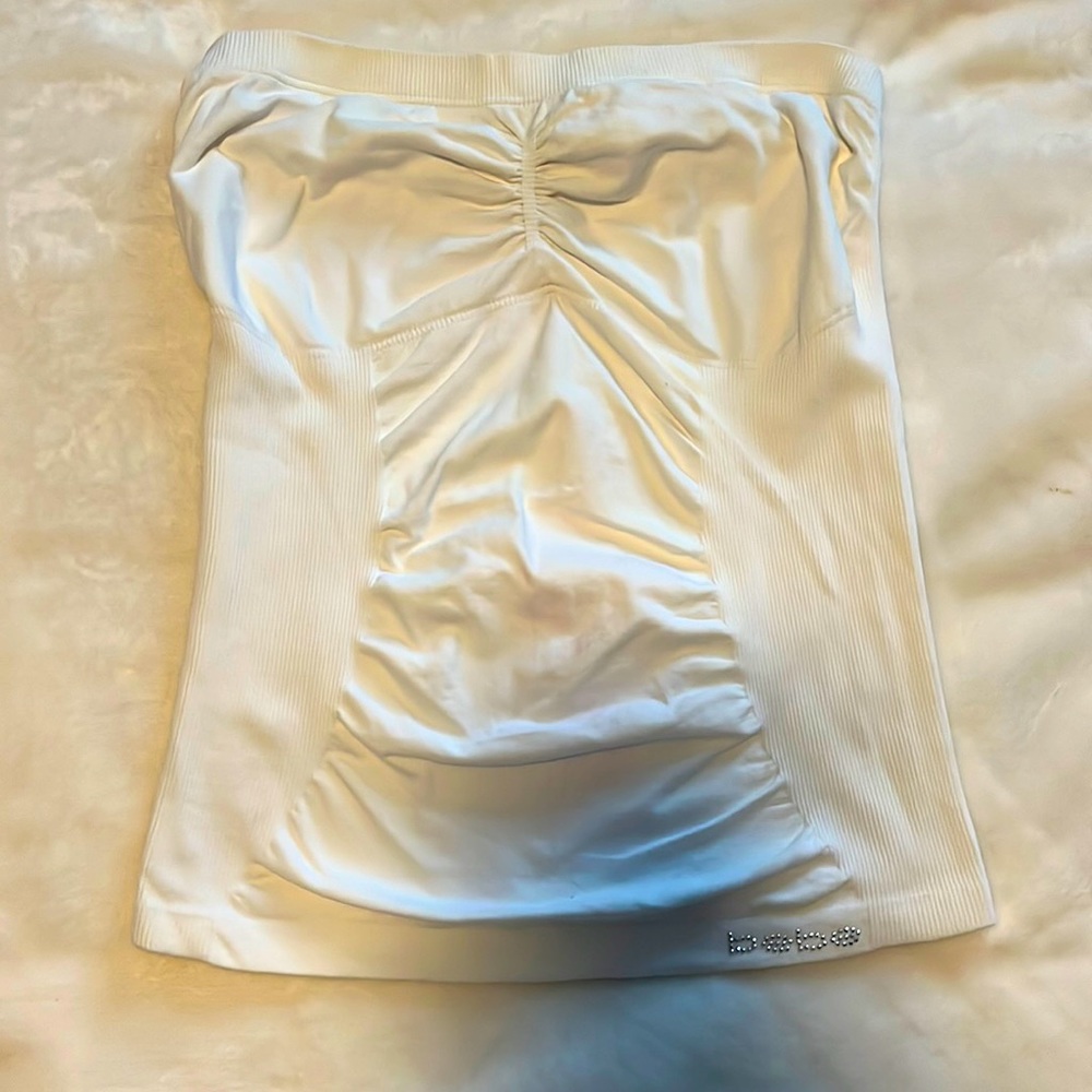 White Bebe Tube Top: M/L